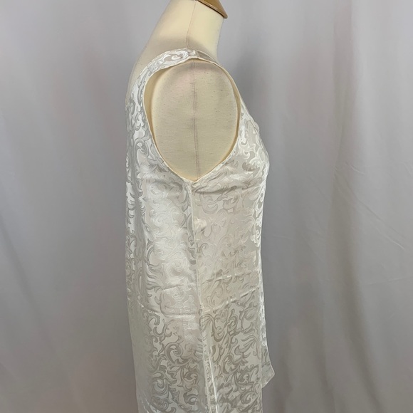 Vintage Morgan Taylor Ivory Nightgown Nightie Slip Gown - Picture 5 of 8